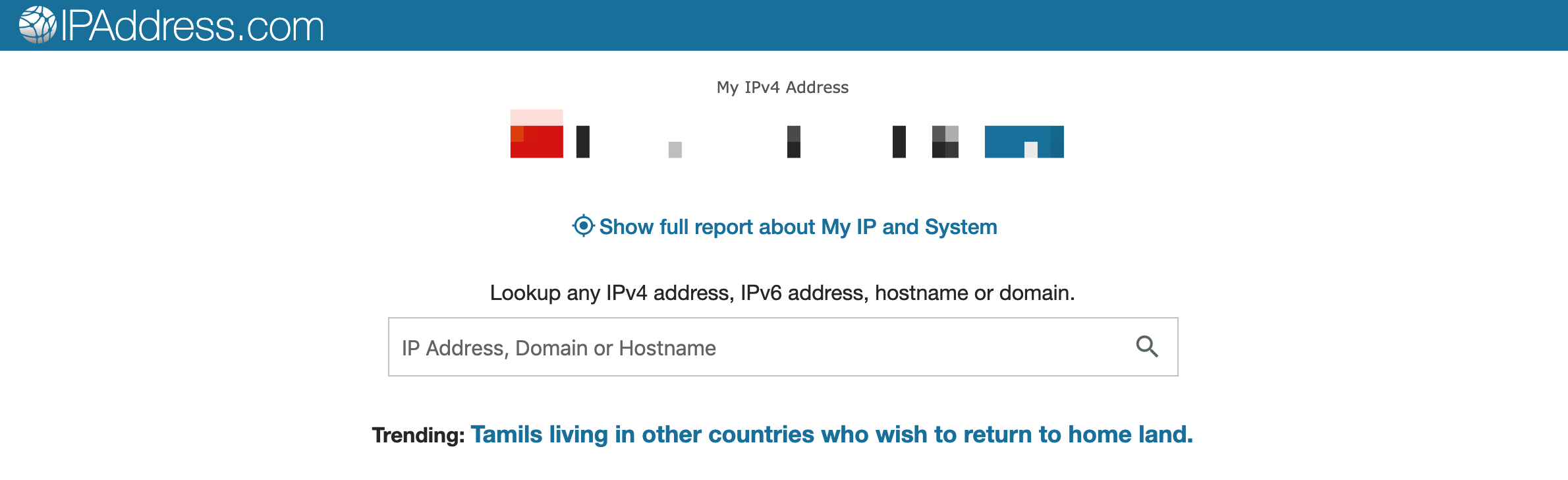 在线IP地址查询