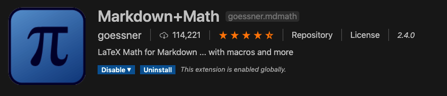 Markdown+Math